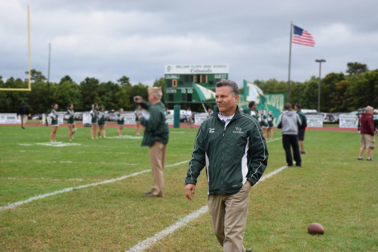 William Floyd varsity football head coach Paul Longo was named Suffolk County Division I “Coach of the Year” and had the best wide receiver in the county award named in his honor.